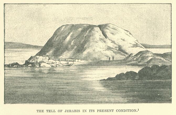212.jpg the Tell of Jerabis in Its Present Condition