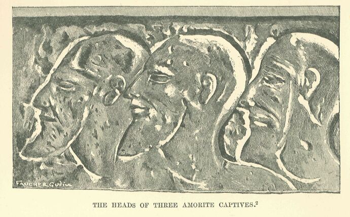 215.jpg the Heads of Three Amorite Captives
