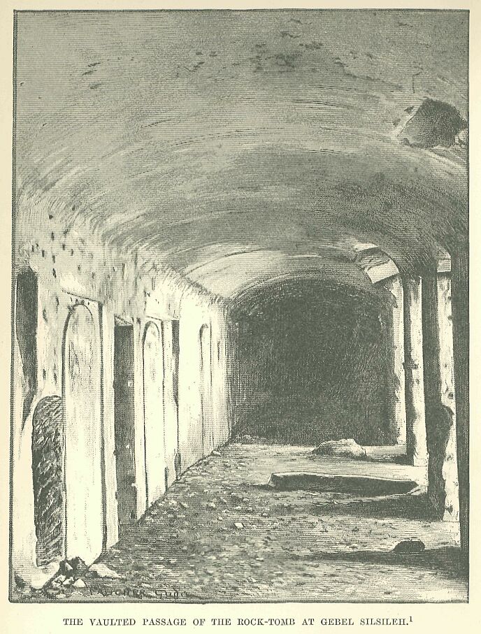 129.jpg the Vaulted Passage of The Rock-tomb at Gebel Silsileh