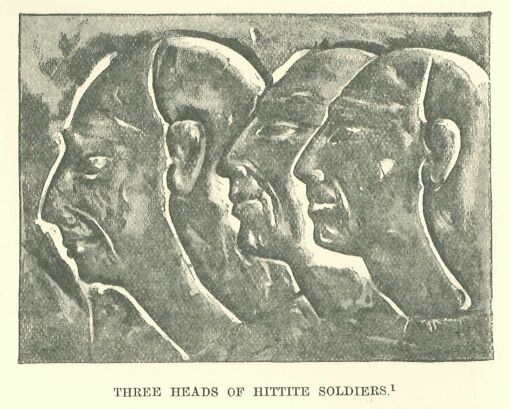 135.jpg Three Heads of Hittite Soldiers