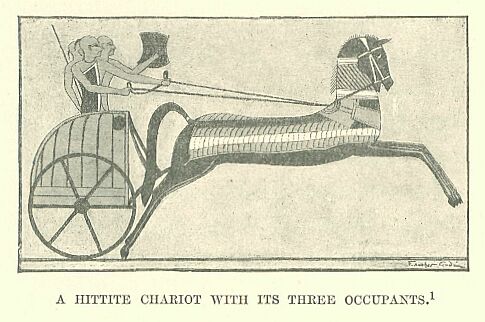 140.jpg a Hittite Chariot With Its Three Occupants