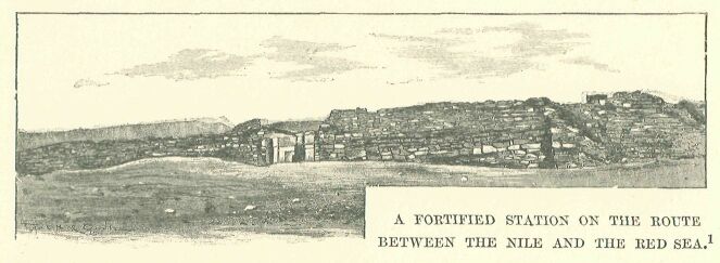 168.jpg a Fortified Station on the Route Between The Nile And the Red Sea.