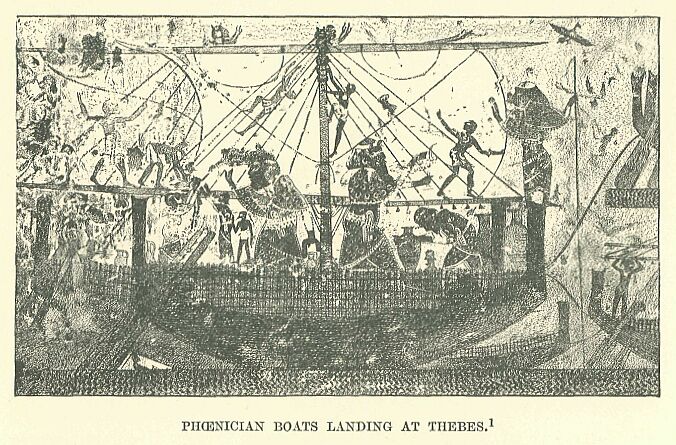 218.jpg Phoenician Boats Landing at Thebes