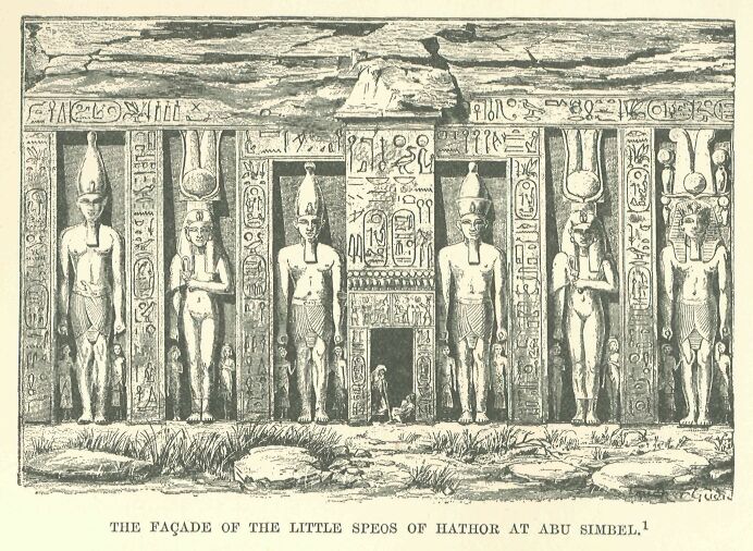 231.jpg the Façade of The Little Speos Of Hauthor at Abu Simbel