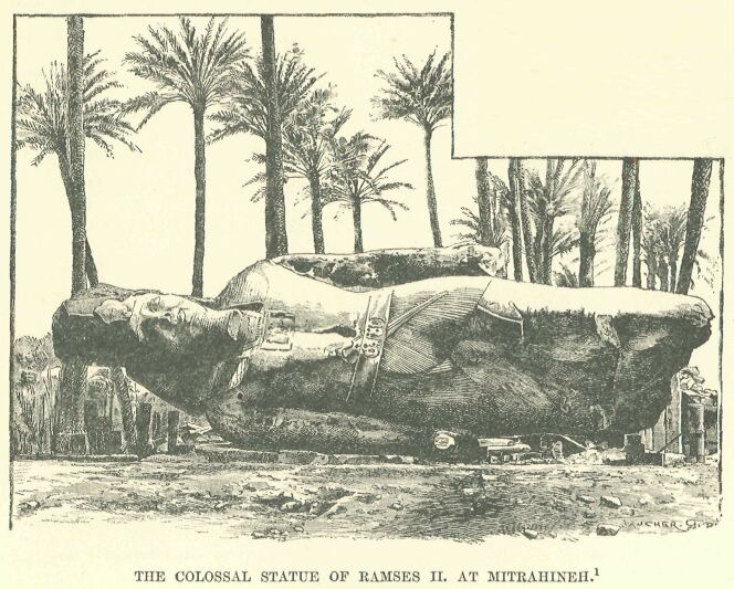 242.jpg the Colossal Statue of Ramses Ii. At Mitrahineh
