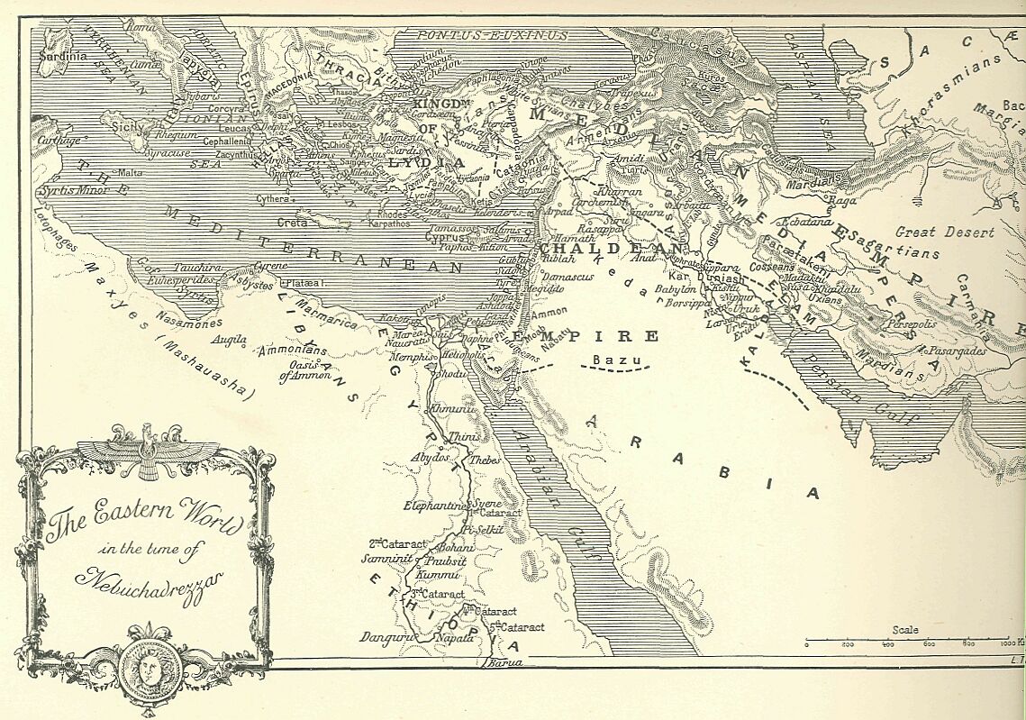 330. Map of the Eastern World in The Time Of Nebuchadnezzar