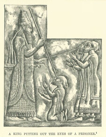 428.jpg a King Putting out the Eyes of A Prisoner