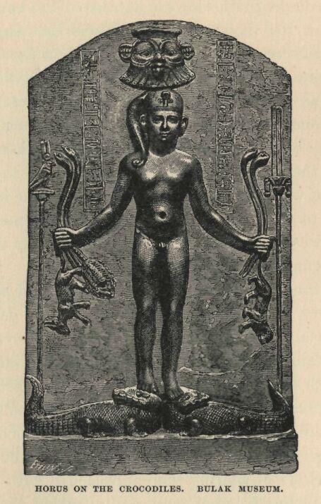 287.jpg Horus on the Crocodiles. Bulak Museum.
