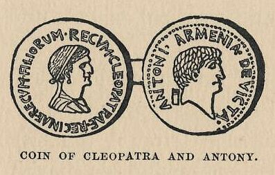 346.jpg Coin of Cleopatra and Anthony