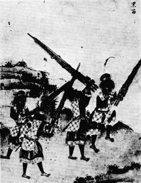14 Aborigines of South China, of the 'Black Miao' tribe, at a festival. 14 Aborigines of South China, of the 'Black Miao' tribe, at a festival.