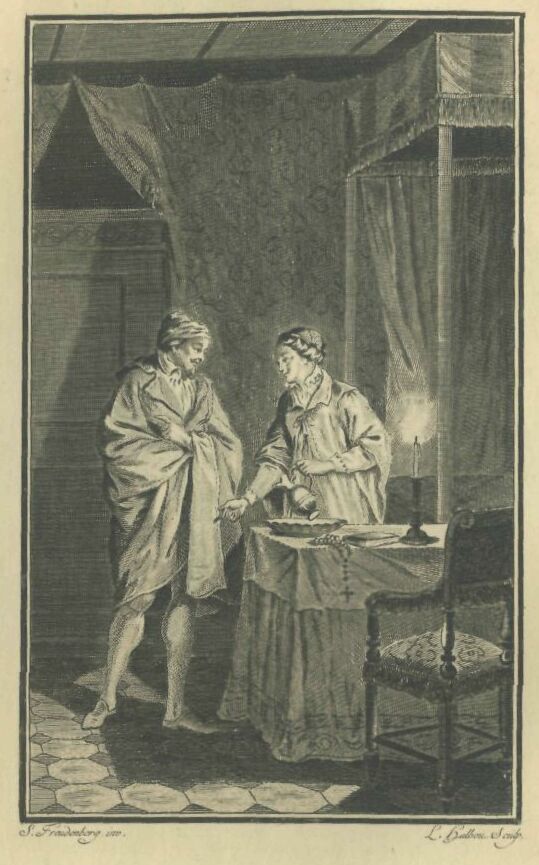 073a.jpg the Lady of Loué Bringing Her Husband The Basin Of Water