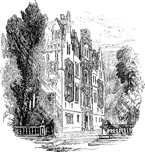 Fig. 12. Old English Mansion. 1837. Fig. 12. Old English Mansion. 1837.
