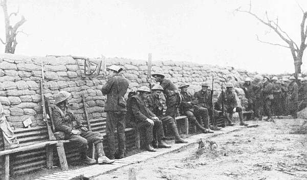 THE TRENCHES HERE HAVE TO BE BUILT ABOVE THE GROUND THE TRENCHES HERE HAVE TO BE BUILT ABOVE THE GROUND