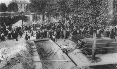 Paris trenches Paris trenches