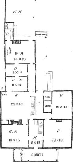 farm house 4, ground plan (partial) farm house 4, ground plan (partial)