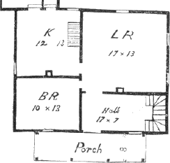 cottage 4, plan (partial) cottage 4, plan (partial)