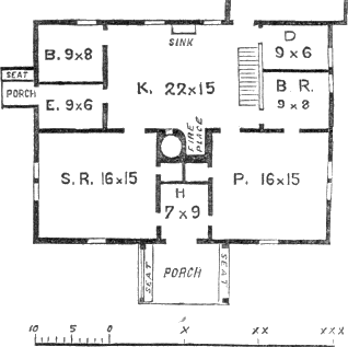 farm house 1, ground plan (partial) farm house 1, ground plan (partial)