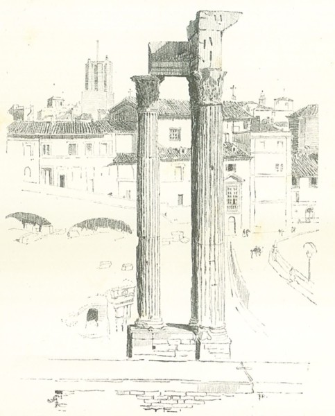 REMAINS OF THE TEMPLE OF VESPASIAN REMAINS OF THE TEMPLE OF VESPASIAN