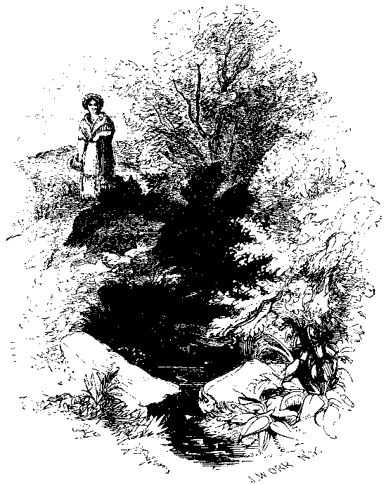 "THE NUN'S WELL." Illustration: "THE NUN'S WELL."