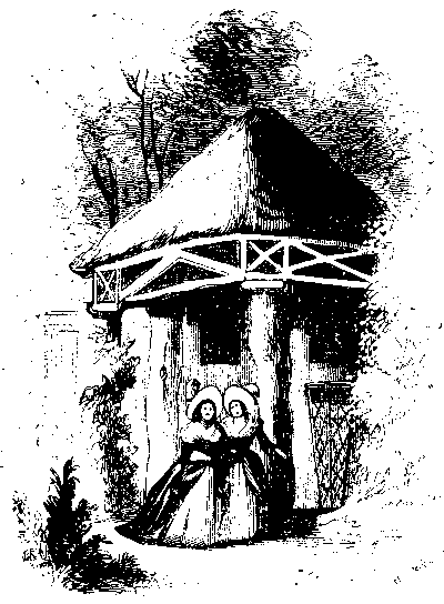 SUMMER HOUSE IN FOX'S GARDEN. Illustration: SUMMER HOUSE IN FOX'S GARDEN.