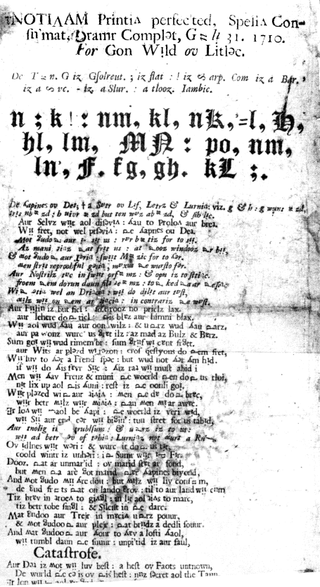 Nottingham Printing broadside