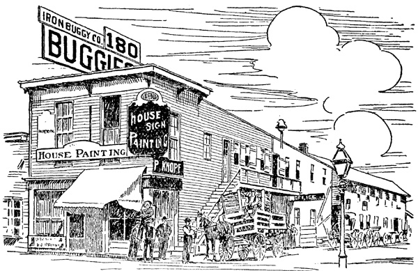 The First Home of The Columbus Buggy Co. The First Home of The Columbus Buggy Co.