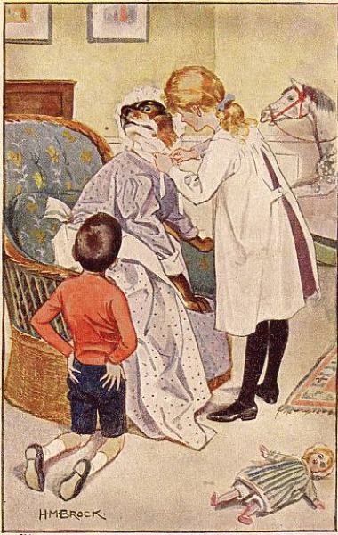 "Vulcan, Vulcan, let me tie your cap-strings." "Vulcan, Vulcan, let me tie your cap-strings."