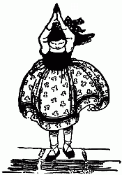 A little girl clock A little girl clock