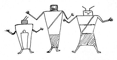 line drawing: petroglyhs line drawing: petroglyhs