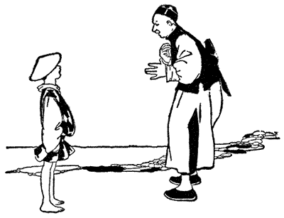 A stranger came up to him, saying that he was his father's brother. A stranger came up to him, saying that he was his father's brother.