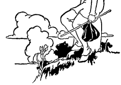 He walked as far as Highgate, and sat down on a stone. He walked as far as Highgate, and sat down on a stone.