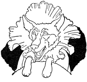 They killed the wicked wolf quite dead. They killed the wicked wolf quite dead.