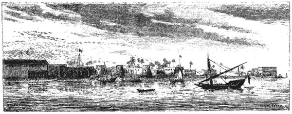 Zanzibar vue de la mer.