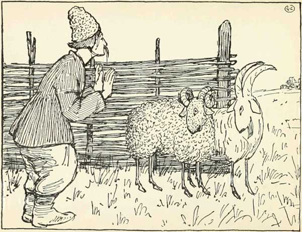 Be off, goat and ram