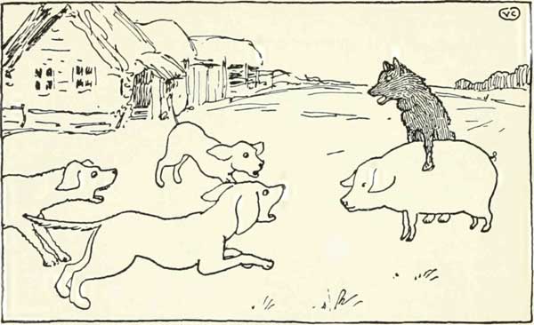 And all the dogs ran out