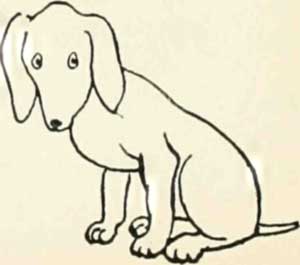 But the doggie outside said