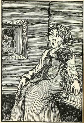 And the peasant's wife got very frightened