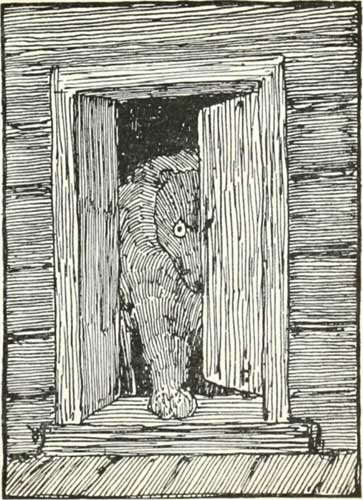 And Bruin went into the house