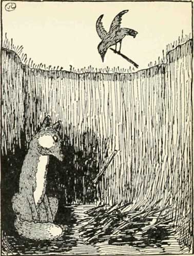 Then he began to gather sticks