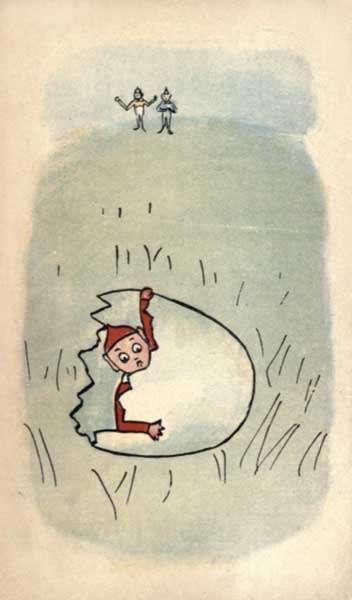 the white thing rolled away