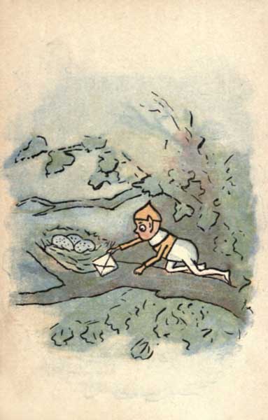 The goblins raced to the tree