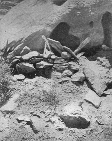 Fig. 257—Alosaka shrine at Awatobi Fig. 257—Alosaka shrine at Awatobi