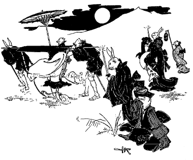 Le corps du blaireau fut transporté dans la tombe qui lui avait été préparée Le corps du blaireau fut transporté dans la tombe qui lui avait été préparée