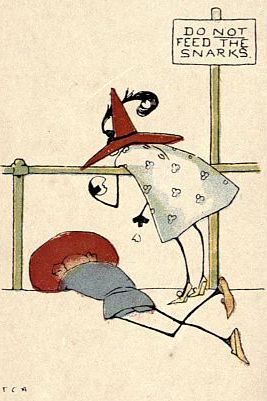 The snarks rejoiced her frugal mind The snarks rejoiced her frugal mind