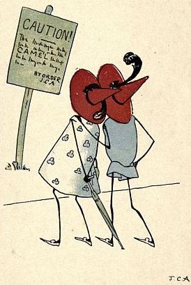 Stern "Cautions" they espy Stern "Cautions" they espy