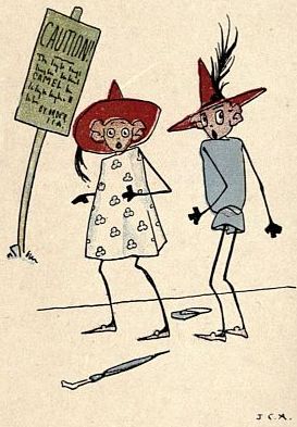 There comes an awful burbling noise There comes an awful burbling noise