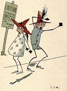 Too late he hears her anguished cry Too late he hears her anguished cry