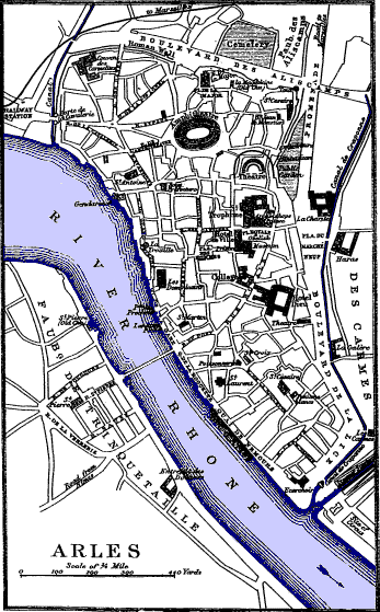 Arles plan of Arles