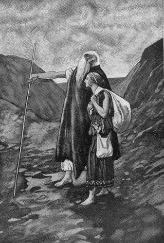 The blind Œdipus, led by his daughter Antigone il104