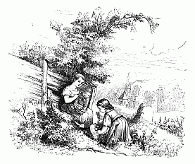 Making nosegays Making nosegays